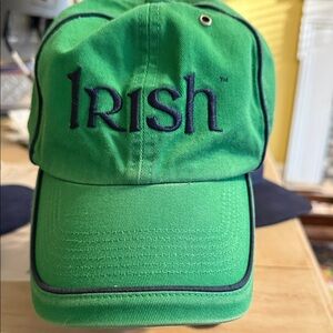 Notre Dame Green Irish Hat by Adidas with Adjustable Back
